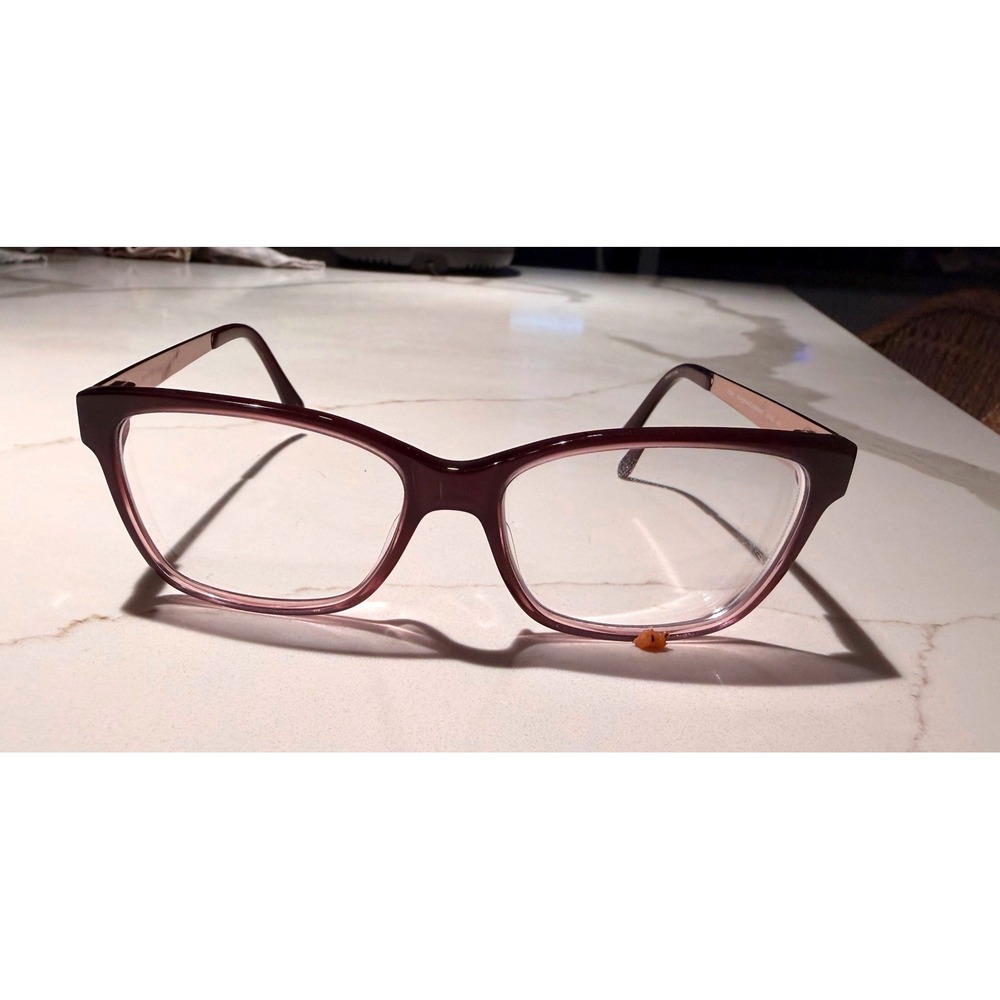 Draper James Womens Merlot Gradient Eyeglasses DJ5021 53-15-140 Purple Floral